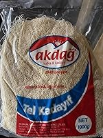 Vista 3 de Masa Kataifi 35.27 oz, kadaif para chocolate Dubai y otros dulces orientales