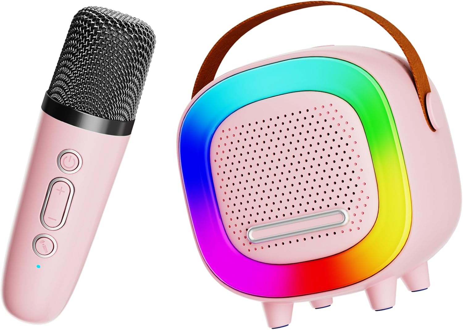 Mini Karaoke Machine Speaker for Kids Adults, Portable Bluetooth with 1 Wireless Microphones, Children's Day Birthday Gift Ideas for Toys for Teens Boys and Girls Aged 4, 5, 6, 7, 8, 9, 10, 11, 12+ - Image 9