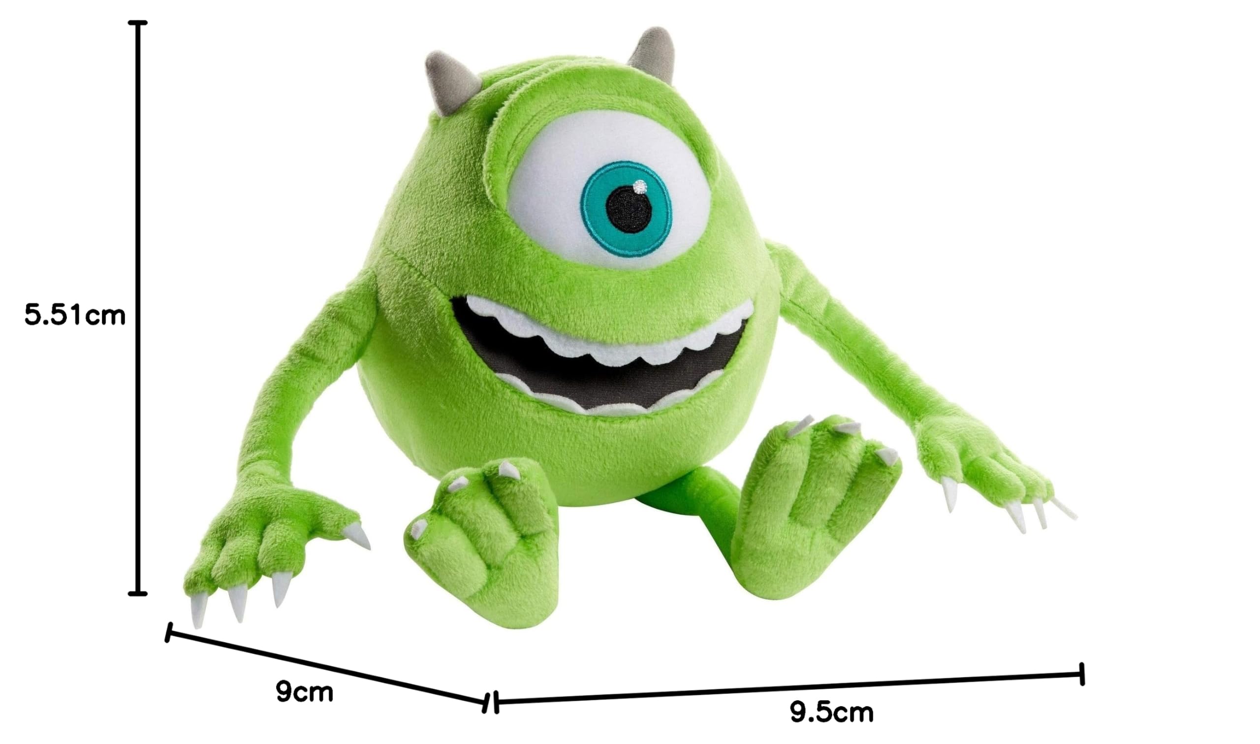 Mattel "Disney Pixar ""Monsters, Inc."" Mike Wazowski Plush", multi