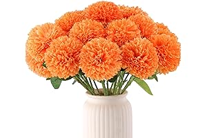 12 Hananona Artificial Chrysanthemum Flowers for Autumn Home Decor