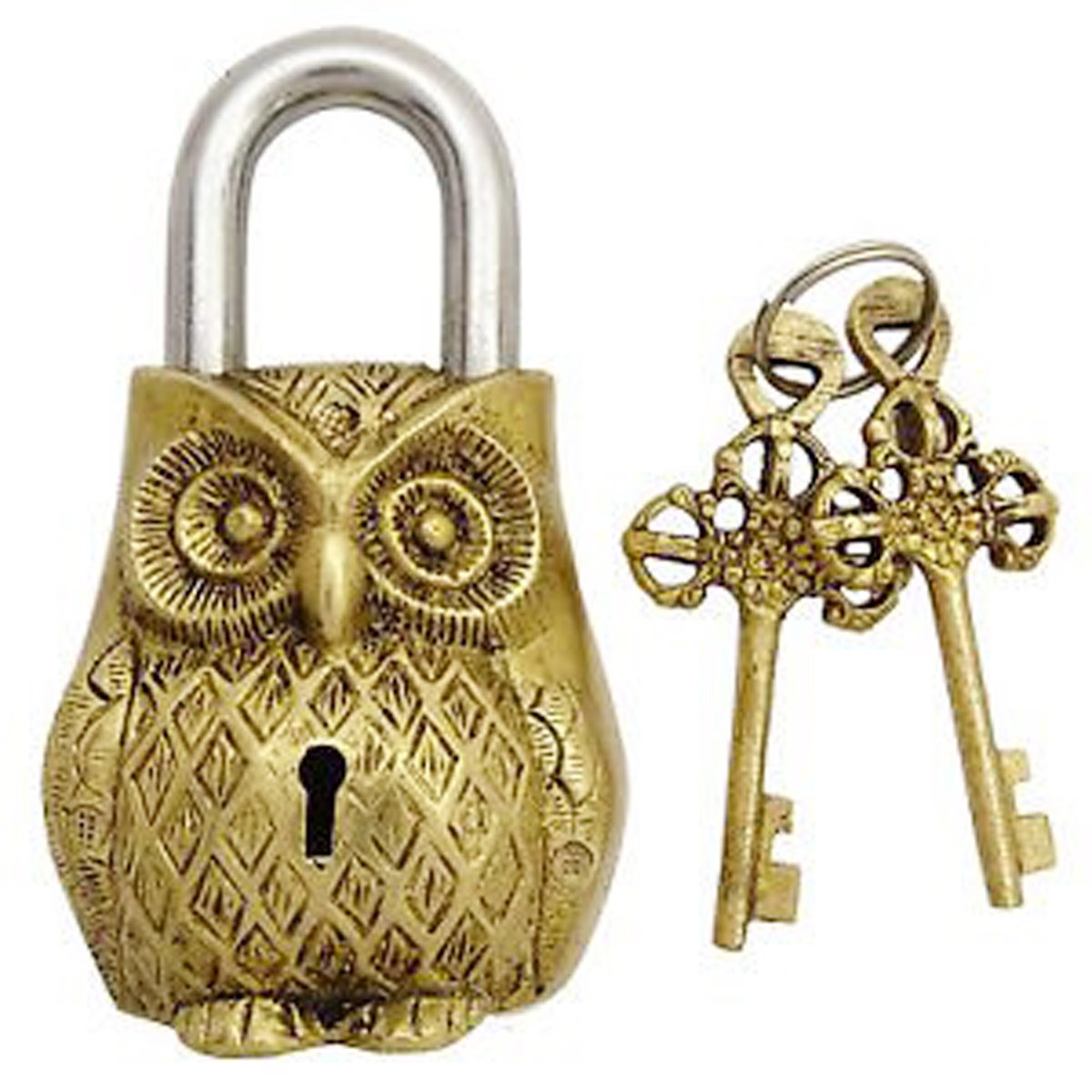Cadenas en laiton hibou : apportez un charme vintage à vos meubles de caractère