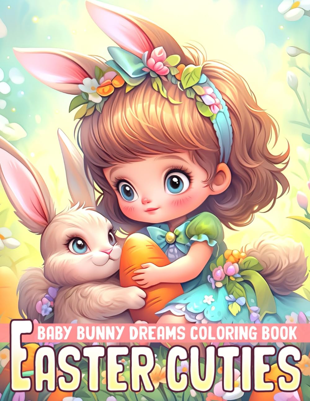 Easter Cuties Coloring Book: Springtime Kids Coloring Pages with Joyful Easter Eggs Adventures for All Ages Relaxation and Creative Enjoyment