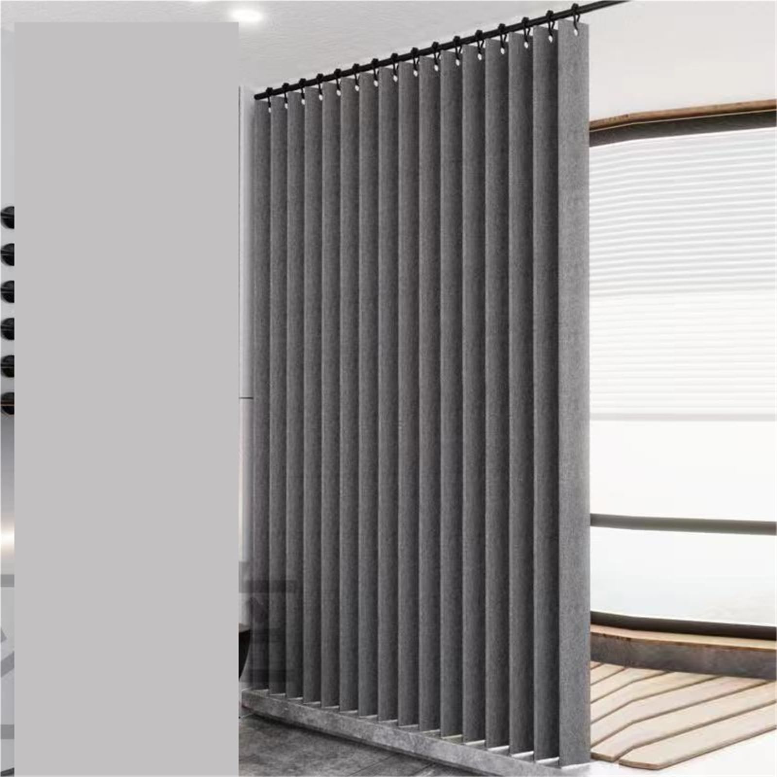 Wodoodporna wkładka do wanny prysznicowej, pogrubiona sztuczna lniana osłona wanny do wanny, kolor 180 x 200 cm, idealna do dekoracji łazienki i ochrony