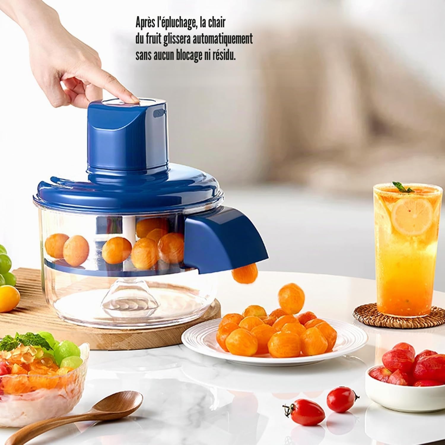 Éplucheur de raisin électrique, éplucheur d'ail automatique multifonction, éplucheur de cuisine rechargeable, pour la maison et le commerce