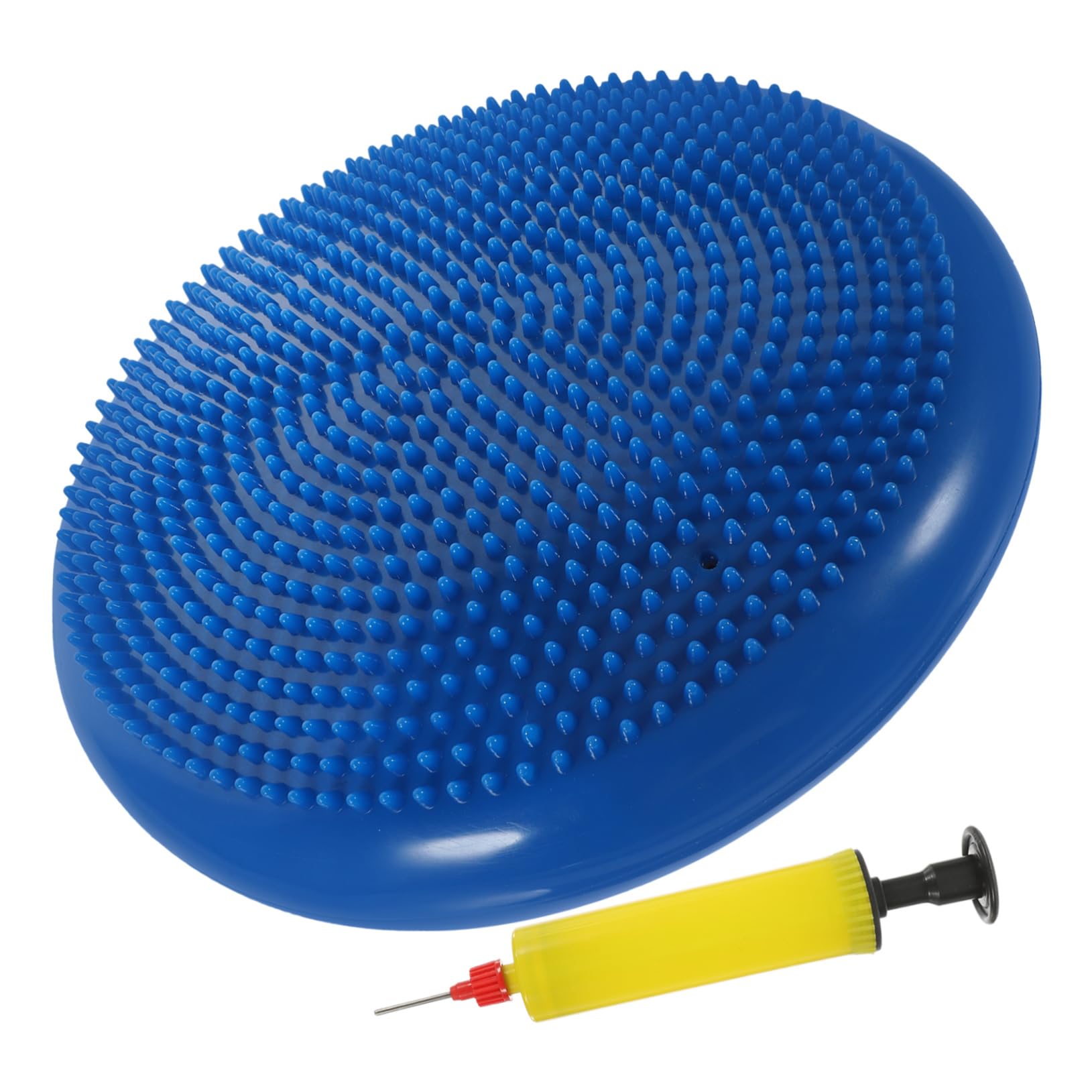 MUELODSIC Inflatable Balance Disc for Core Strength Lumbar Support Back Pain Relief Alternative 13 Diameter Random Color