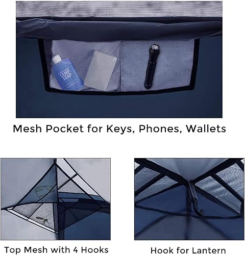 Miniatura 6 de Pacific Pass - Tienda de campaña para 6 personas con división y sobretecho extraíble para lluvia, fácil de instalar para campamento, senderismo, al