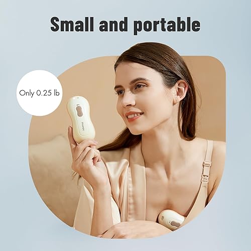 Miniatura 6 de Phanpy Masajeador de lactancia, masajeador de senos para lactancia materna, esenciales para la lactancia materna, múltiples modos 2 en 1 de