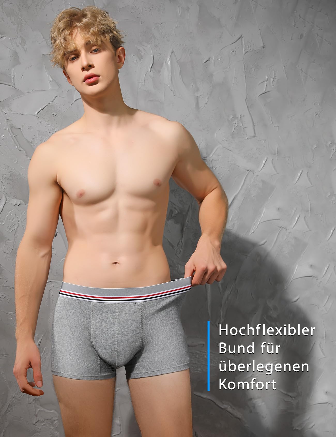 Carer 3 Stück Herren-Boxershorts für Inkontinenz, waschbar Inkontinenz Pants Männer Baumwolle mit 80 ml saugfähige Unterlage speichert Urin verhindert Blasenlecks für leichte Inkontinenz