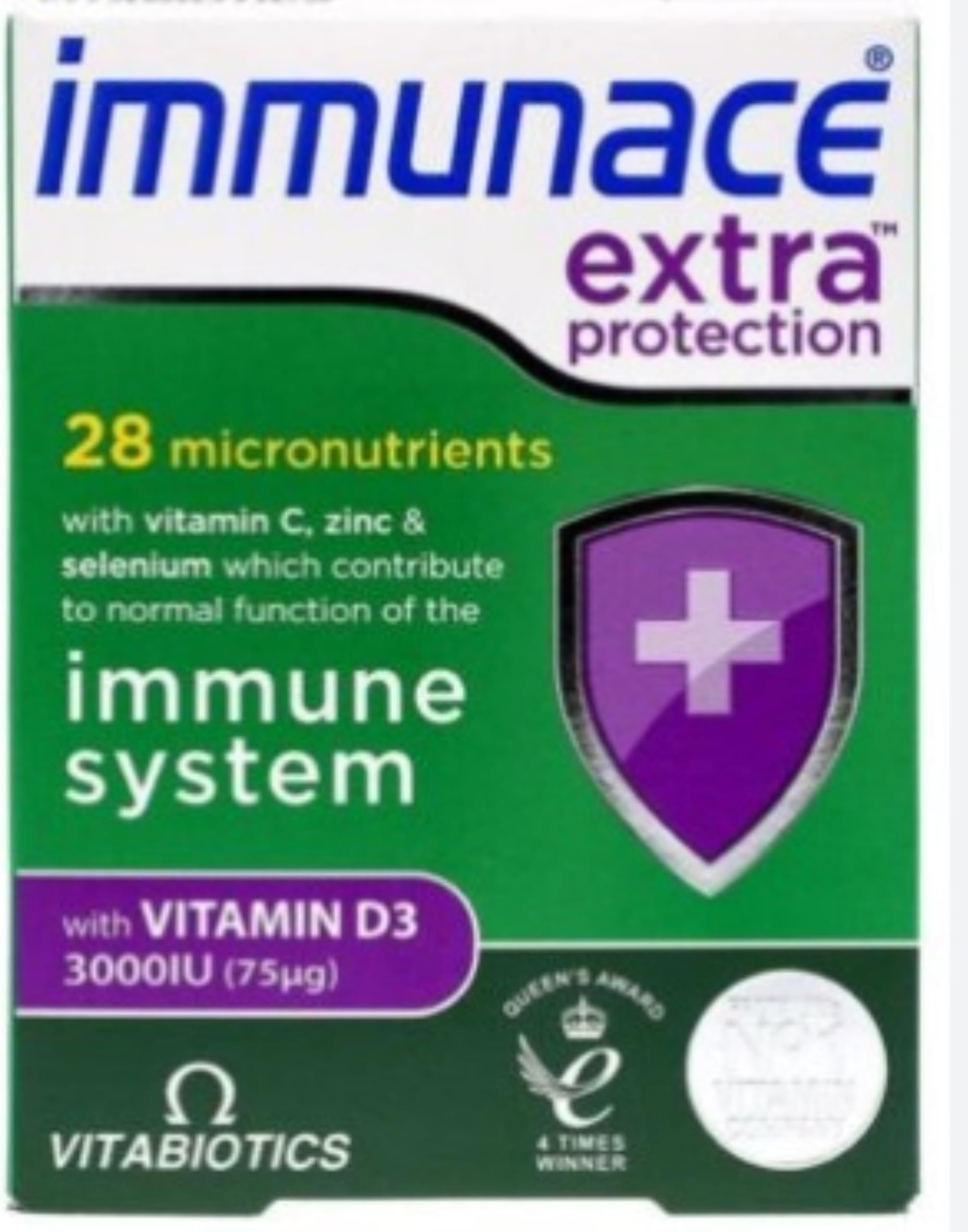 Vitabiotics Immunace Extra Protection Tablets 30s