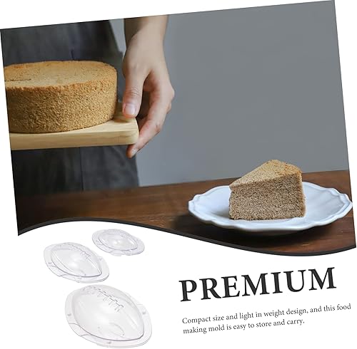 Miniatura 6 de Ciieeo Moldes de helado de rugby, moldes para hornear de fútbol, arcilla polimérica, moldes de chocolate, moldes de silicona para helados, moldes de