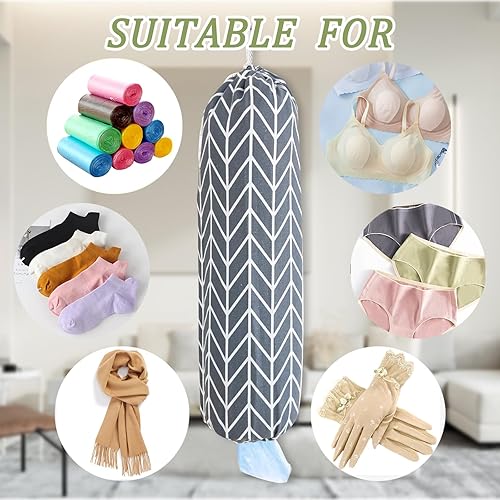 Miniatura 4 de 2 soportes de plástico para bolsas de comestibles, bolsa de plástico colgante, dispensador de almacenamiento para el hogar, cocina, viajes, ajuste