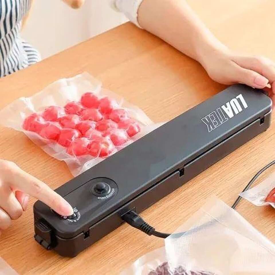 Seladora a Vácuo Doméstica LK-5100 | Conserva Alimentos por Mais Tempo | Compacta, Prática e Fácil de Usar