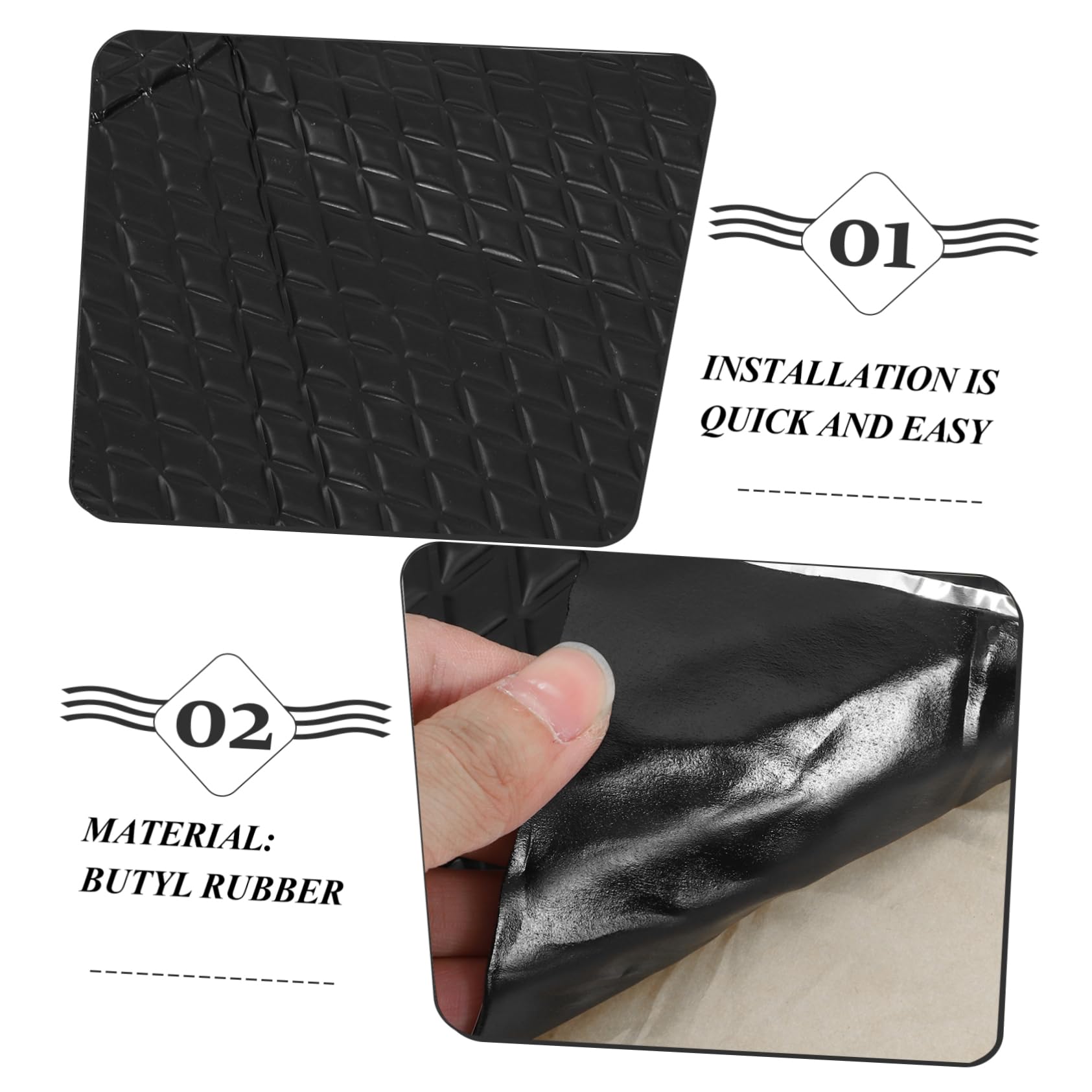 Auto Schalldämmung Matte Schallschutzmatte für Fahrzeug Isoliermatte für Transporter Dämmmaterial zur Schallisolierung im Auto