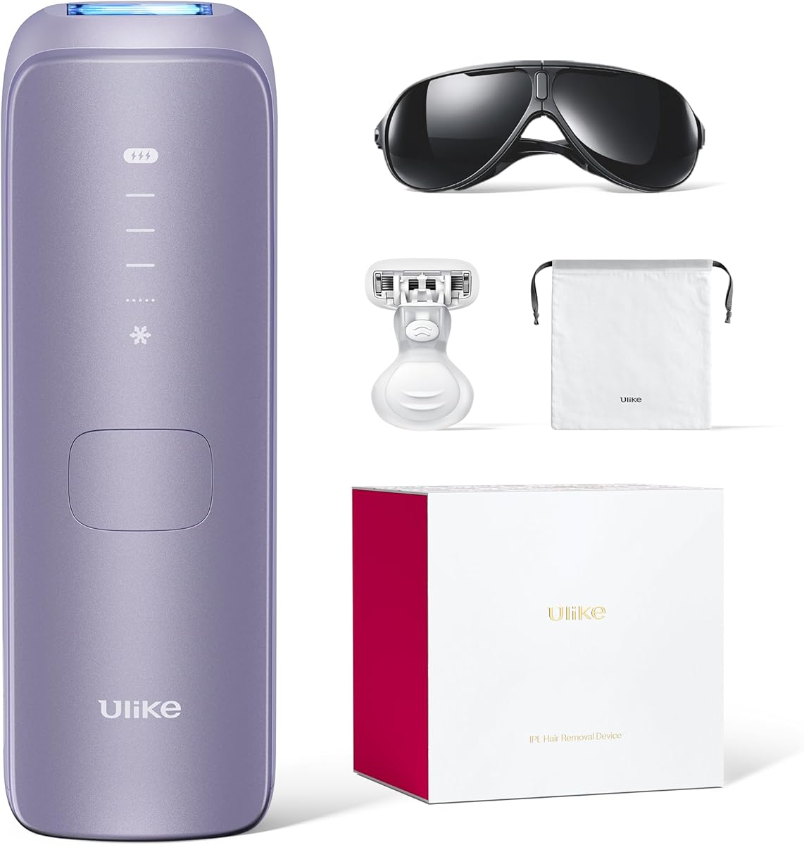 Ulike Laser Hair Removal Device Air 4 Ipl Gift for Women and Men, Ice Cool and Permanent Hair Reduction for Nearly Painless, USHR Mode Hair Removal in 10mins from Home