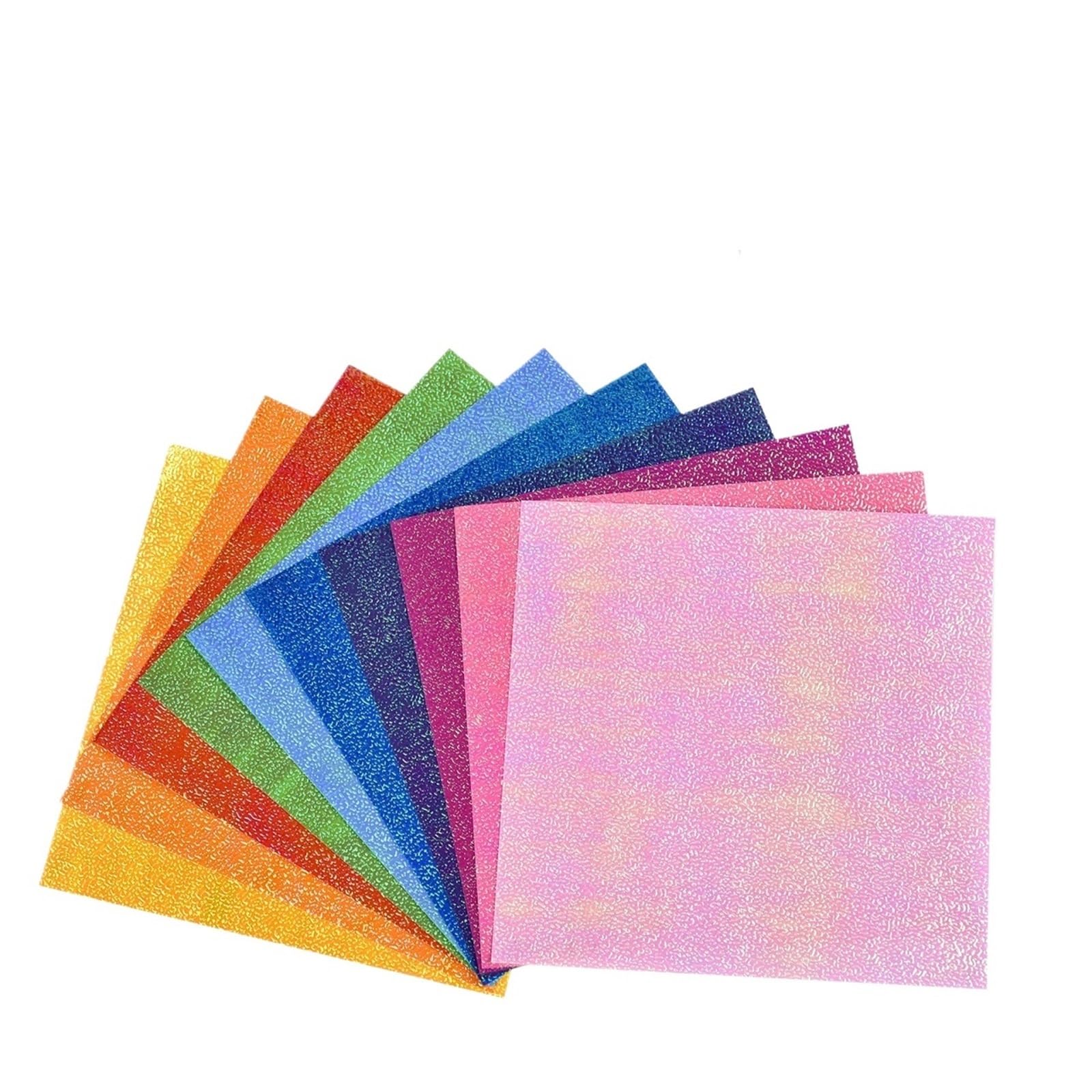 Brokatowy karton 300 szt. metaliczny perłowy papier kartonowy błyszczący DIY błyszczące rzemiosło na ślub, album do scrapbookingu, karty dekoracja imprezowa (20 cm x 20 cm)