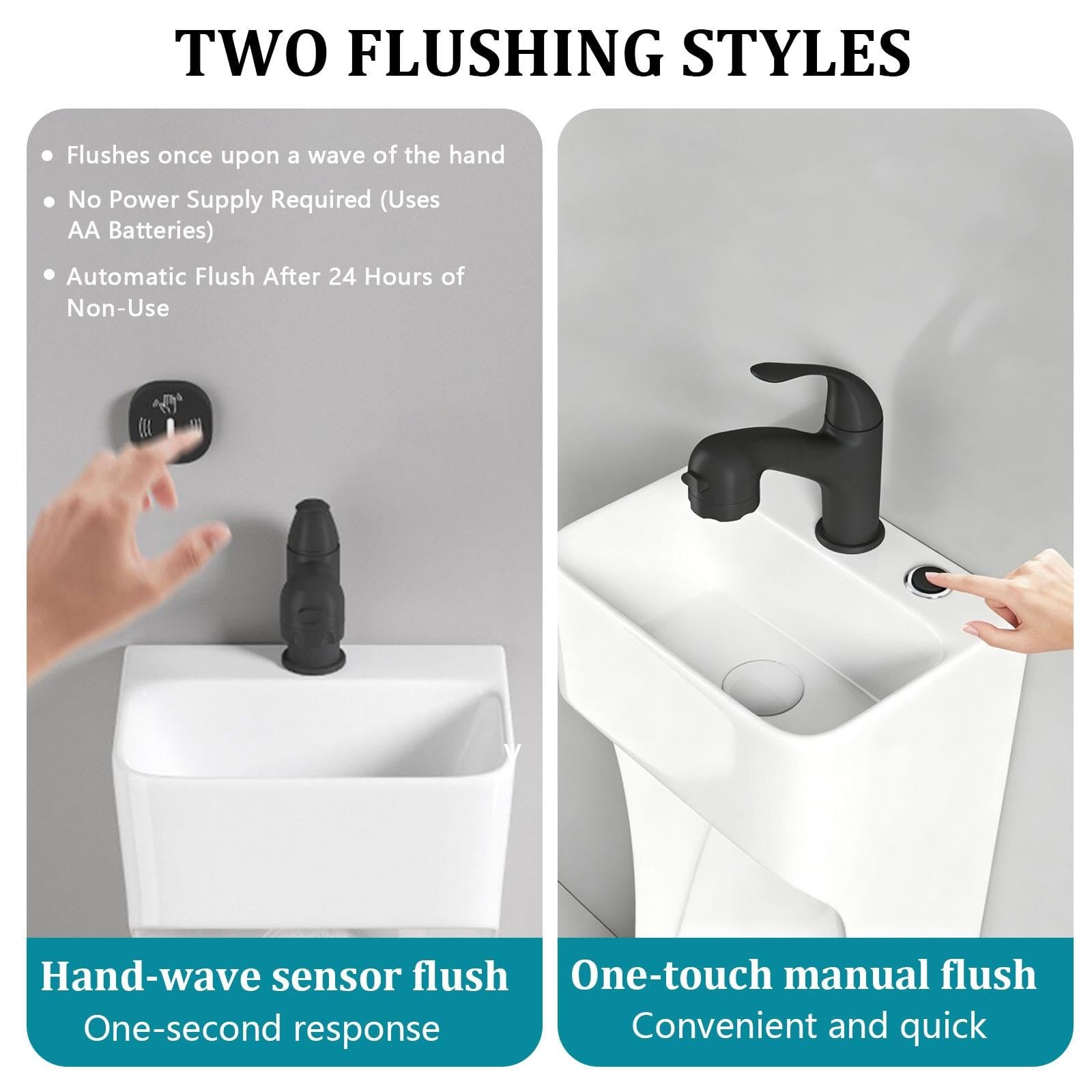 Orinatoio Sospeso in Ceramica con Lavabo Uomo
