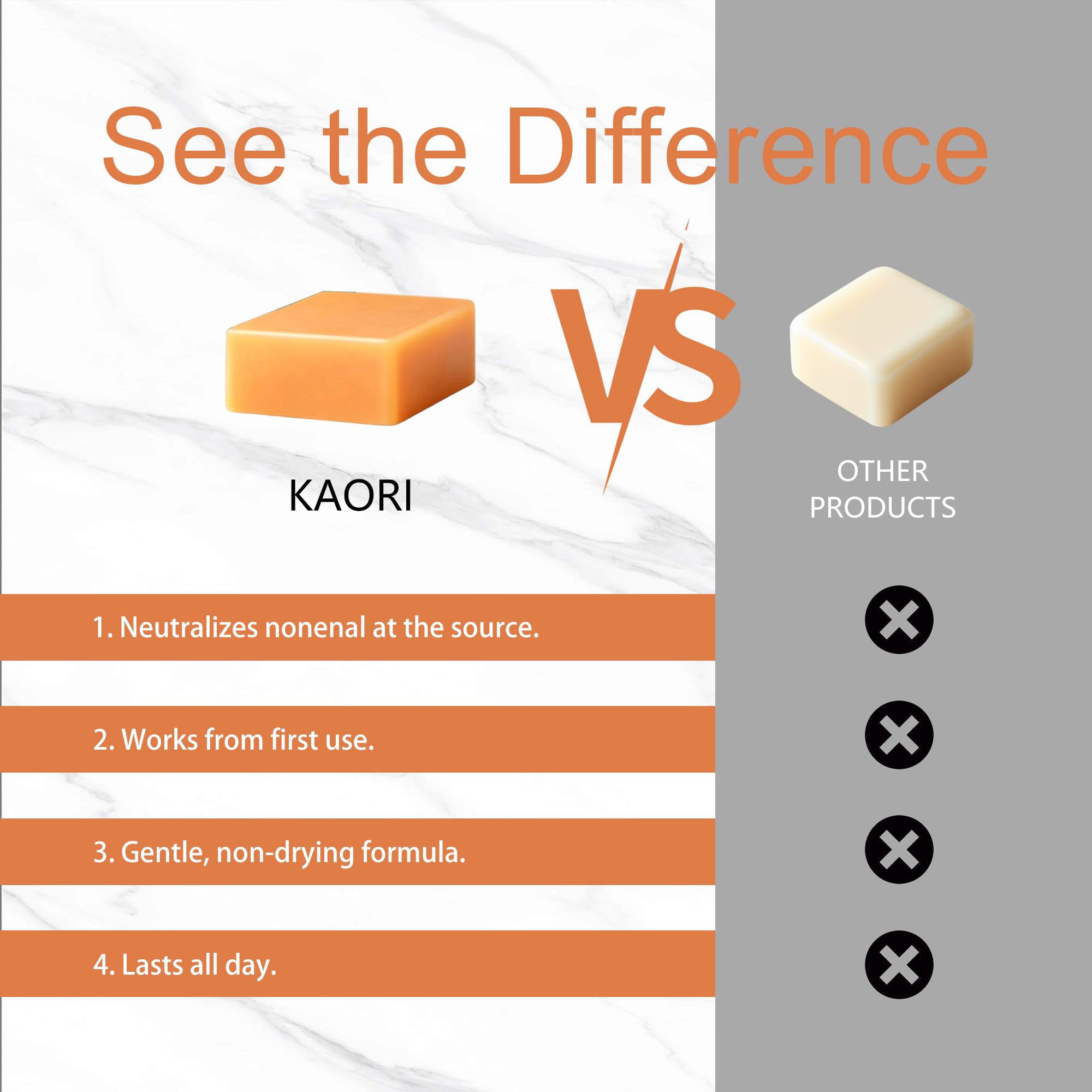 Kaori Persimmon Deodorizing Soap with Shea Butter