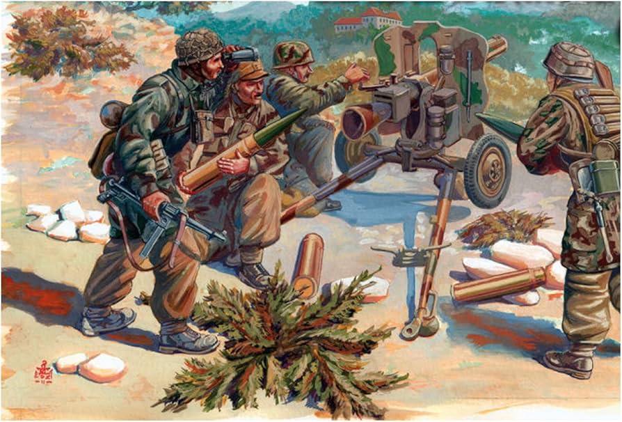 Amazon | マースフィギュア 1/32 第二次世界大戦 ドイツ軍 降下