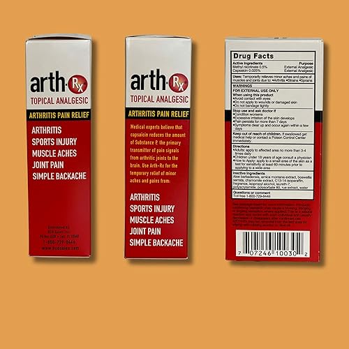 Miniatura 5 de Analgésico tópico para aliviar el dolor con capsaicina para aliviar el dolor penetrante profundo, capsaicina cálida para aliviar el dolor de