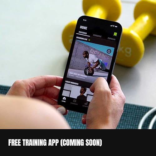 Miniatura 8 de Juego de cuerdas de saltar con peso de nivel 2 (1 libra, 2 libras) HIIT - Para fitness, ejercicio, boxeo y entrenamiento de fuerza - Cuerdas pesadas