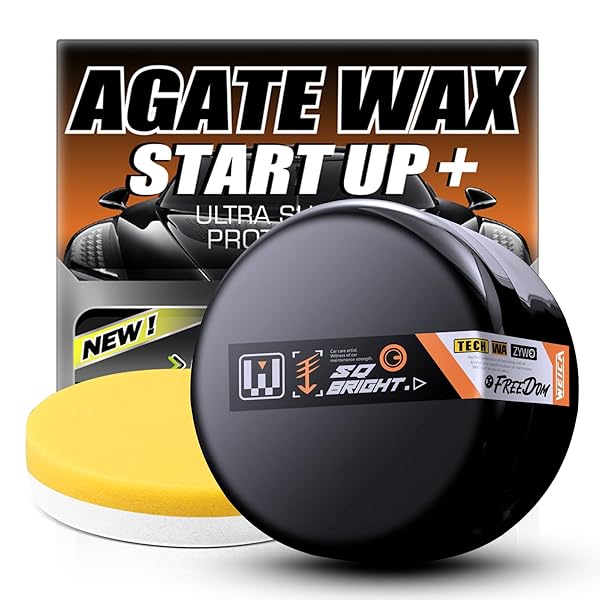 WEICA Ceramic-Boosted Carnauba Wax Paste - Triple-Layer Shield, Dust Repellent & Deep Gloss (200g w/Applicator)