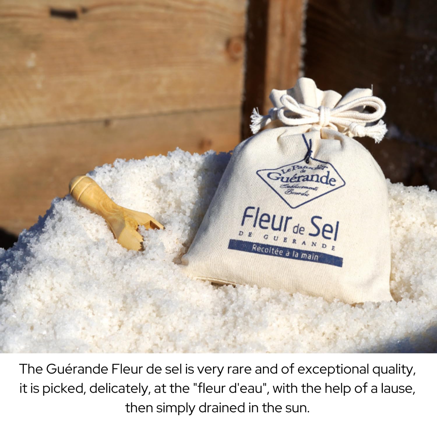 Amazon.com : Fleur de Sel de Guerande Sea Salt - 8.8 oz : Grocery