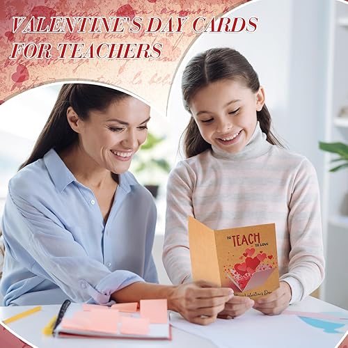 Miniatura 3 de Tatuo 72 juegos de tarjetas de San Valentín para profesores, regalo de San Valentín, tarjetas de San Valentín para profesores, tarjetas de San