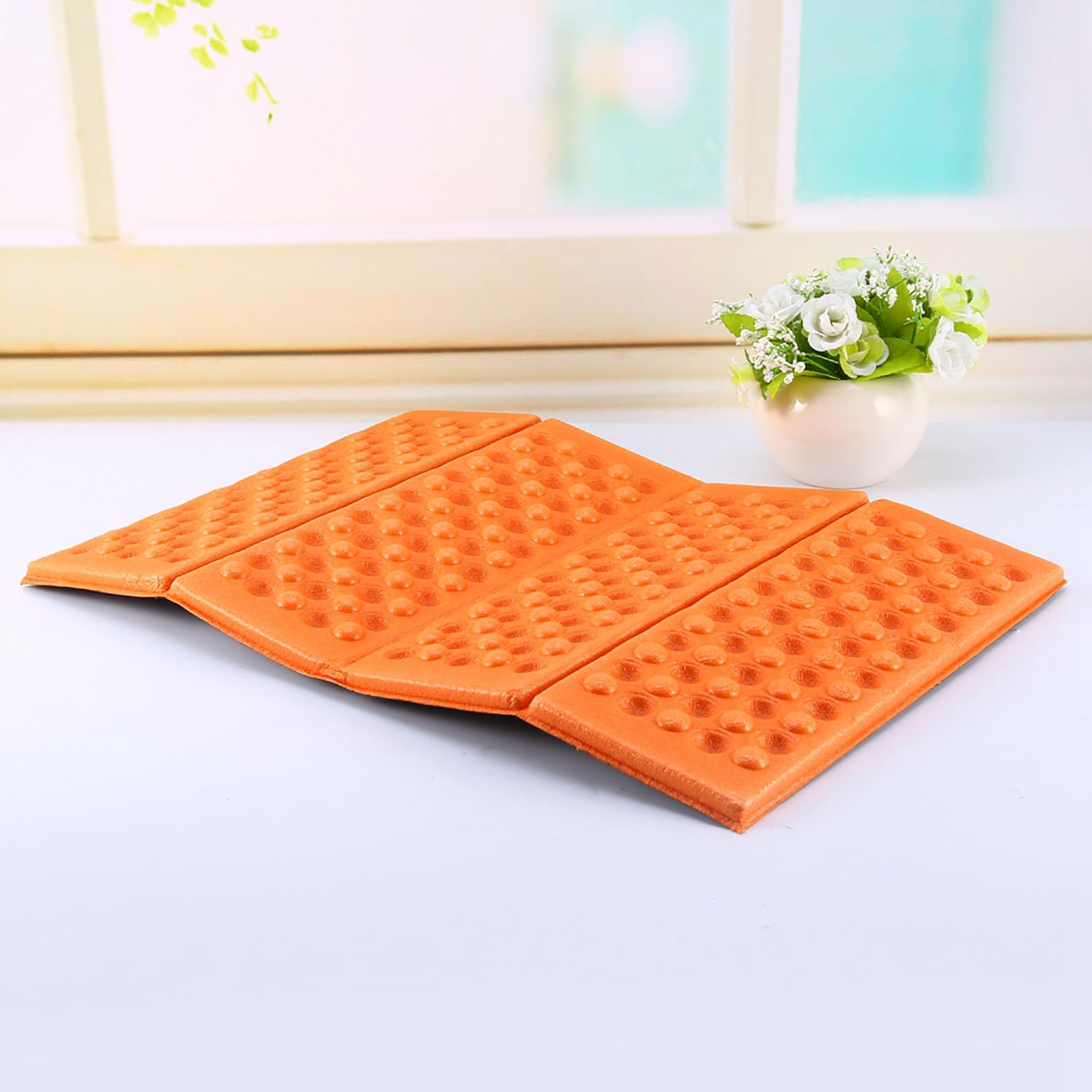 Tbest Sitting Pad, Outdoor Portable Foldable EVA Foam Garden Pad, Cushion Chair Glassing Pad Camping for Camping Car Sports Racks