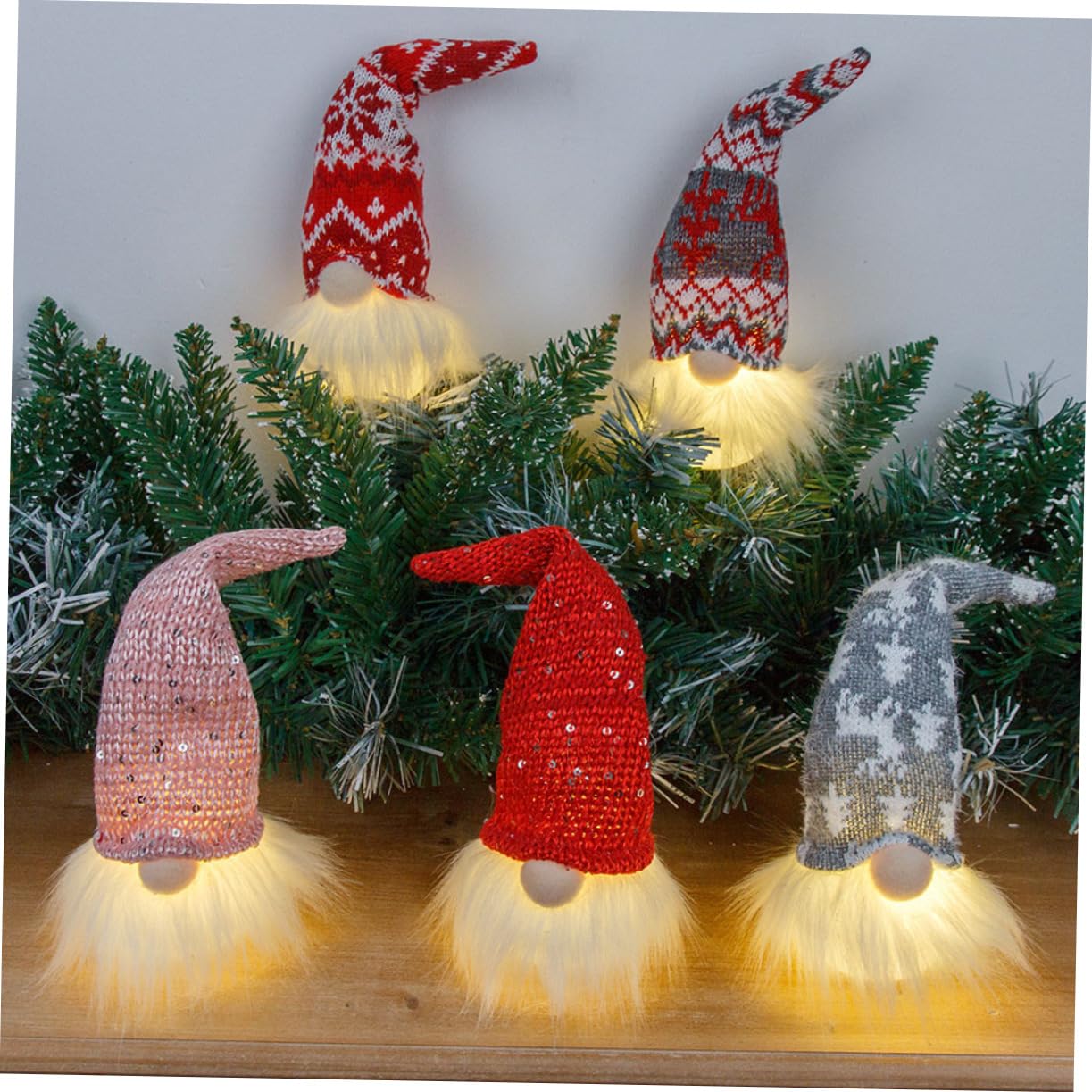 Alipis 10stücke Teiliges GNOME Dolls Für Weihnachten Dekorative Hängedekoration Für Festlichkeiten Und Heimgebrauch Niedliche Für Familie Und