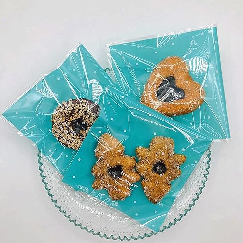 Miniatura 5 de Artboil 100 bolsas autoadhesivas pequeñas de celofán, bolsa de galletas, hecha en casa, fiesta, bolsa de recuerdos de boda, para panadería,