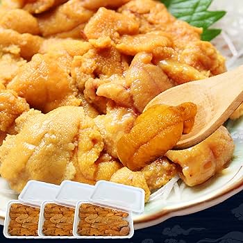 生ウニB品４本‼︎ Amazon.co.jp: ますよね うに 無添加 冷凍 生ウニ 300g (100g×3P
