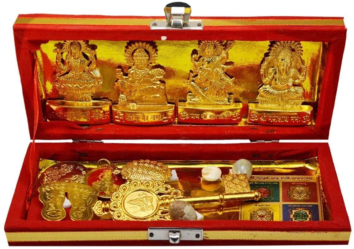 Shree Dhan Laxmi Kuber Bhandari Yantra for Pooja for Wealth, Power, Money, Success, Good Luck and Prosperity