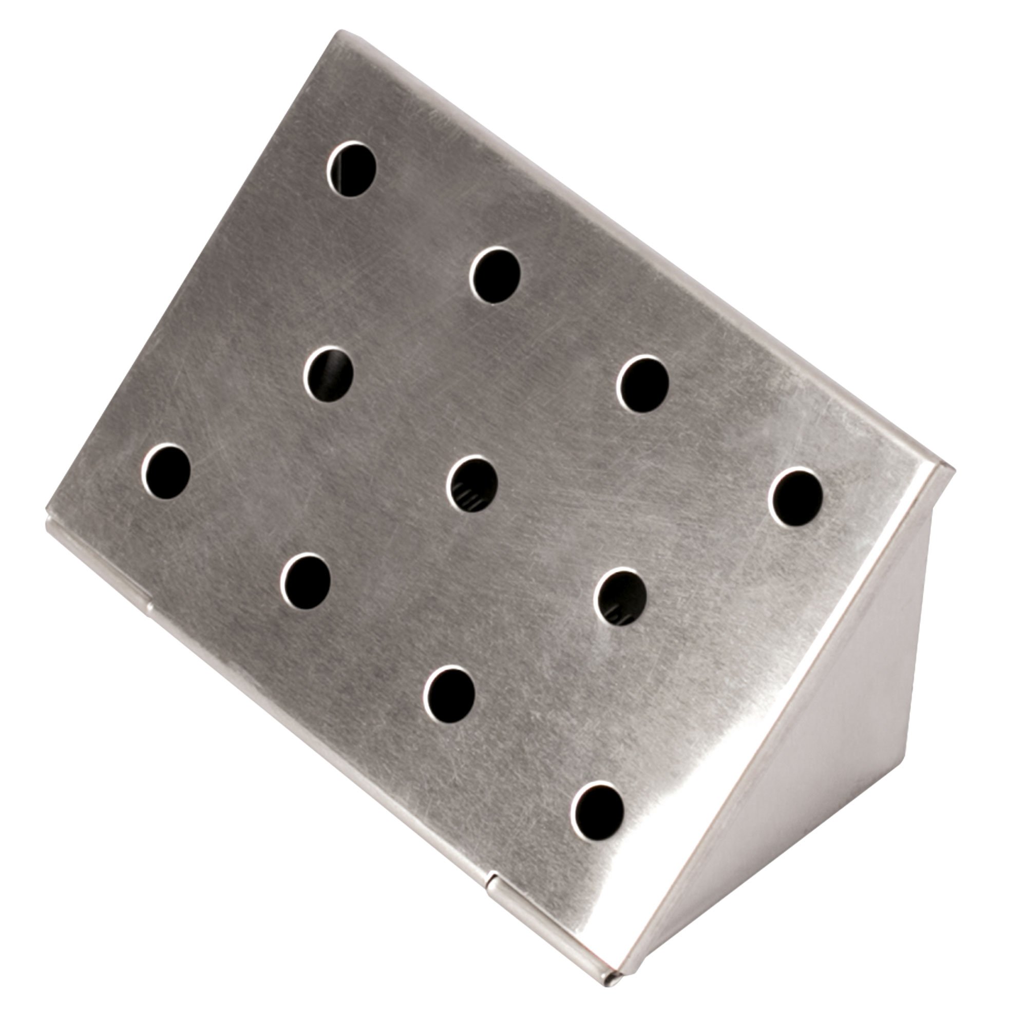 Scatola Affumicatura Acciaio Inox Per Barbecue - 21x13.5x3.5 Cm, Per Gas E Carbonella, Con Coperchio - Foto 8