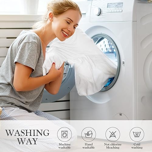 Miniatura 5 de Peryiter 4 mantas de forro polar a granel, suaves y cálidas, suaves y transpirables, ligeras mantas de franela para sofá y cama (blanco, gris, 50 x