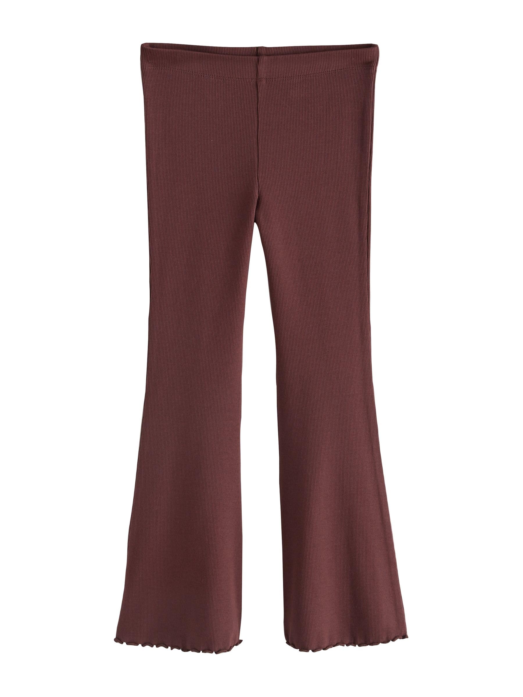 NEXT Mädchen Gerippte Leggings mit ausgestelltem Bein, 4er-Pack