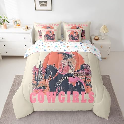 Feelyou Boys Girls Cowgirl Bed in A Bag Twin Size