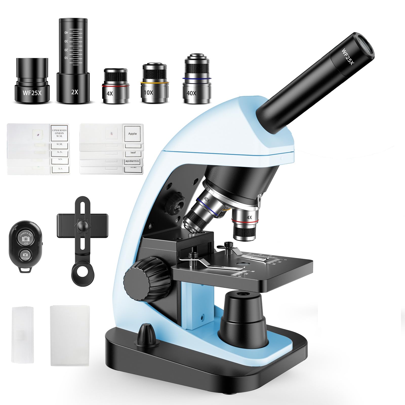 Amazon.com: Monocular Biological Compound Microscope, 2000X High