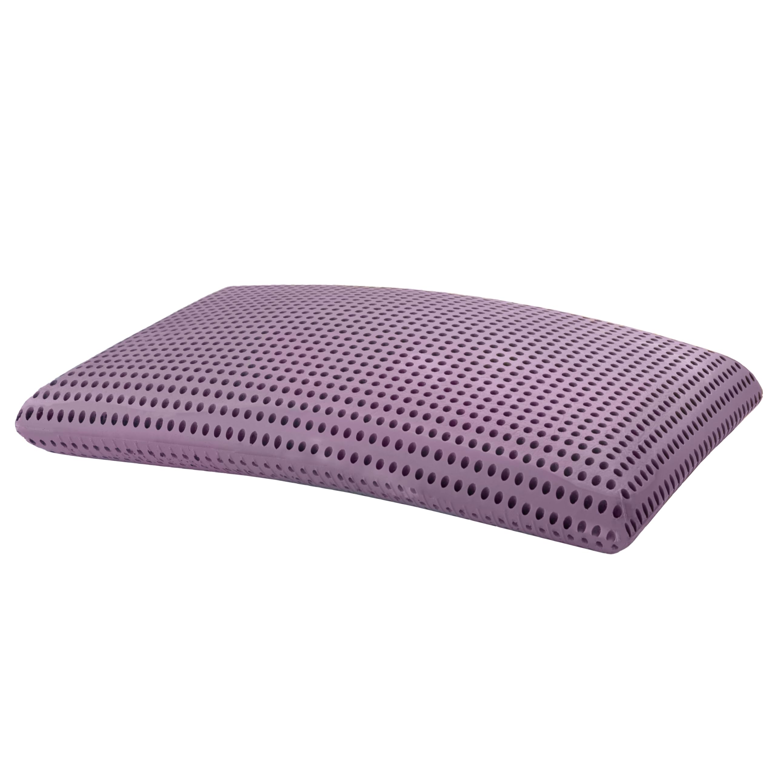 PASSION - Cuscino in memory foam, guanciale in memory foam, cuscini letto matrimoniale memory foam, cuscino cervicale antistress morbido e rinfrescante, 100% Made in Italy (Lavanda)