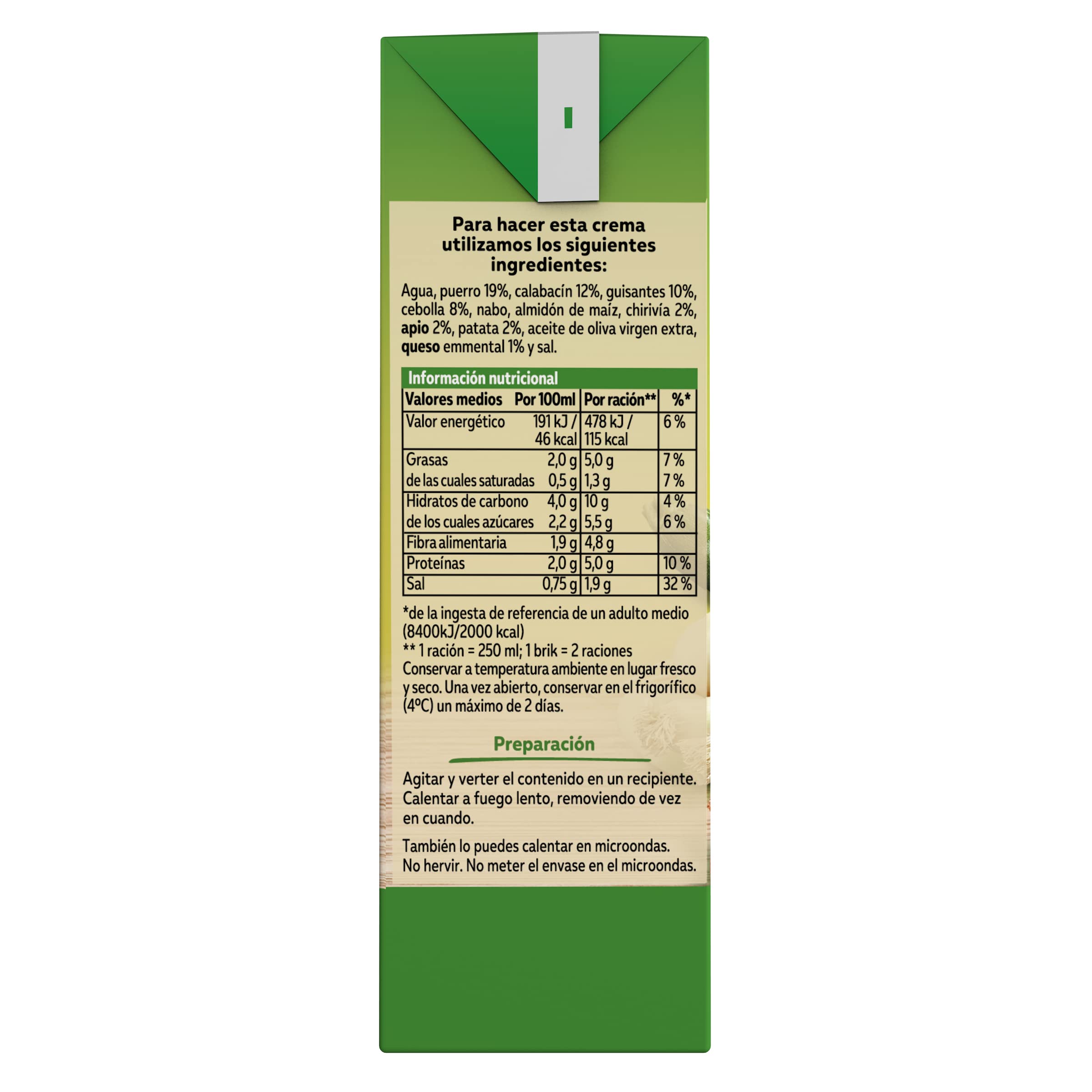 Gallina Blanca - Crema casera de verduras 500 ml - 2