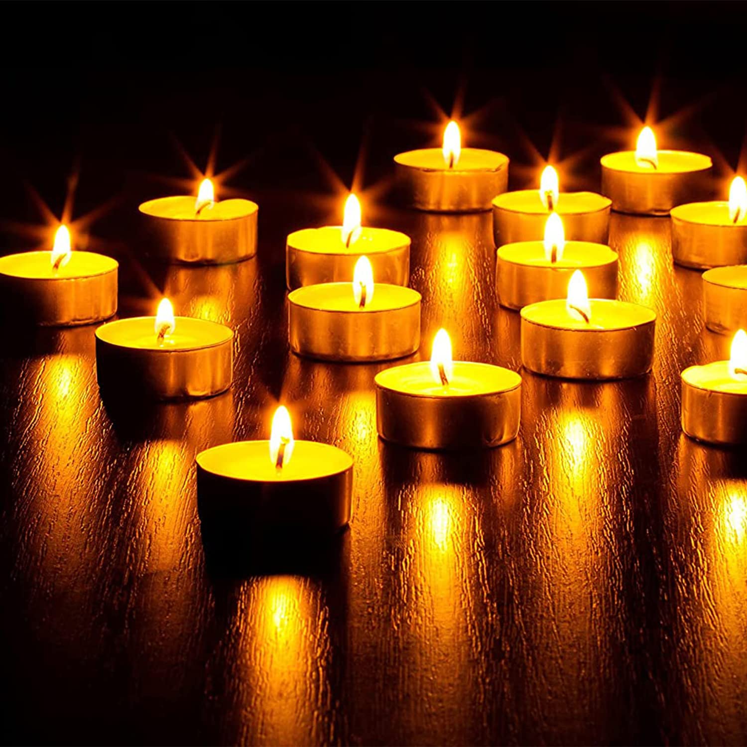 GREATOYAR Velas de Té, Candelita, Velas Pequeñas, Velas de Té Aromáticas, Velas con Aroma, velas Romanticas, Candle de Pasión, Larga Duración, 4 Horas, Blanco, 500 Unidades
