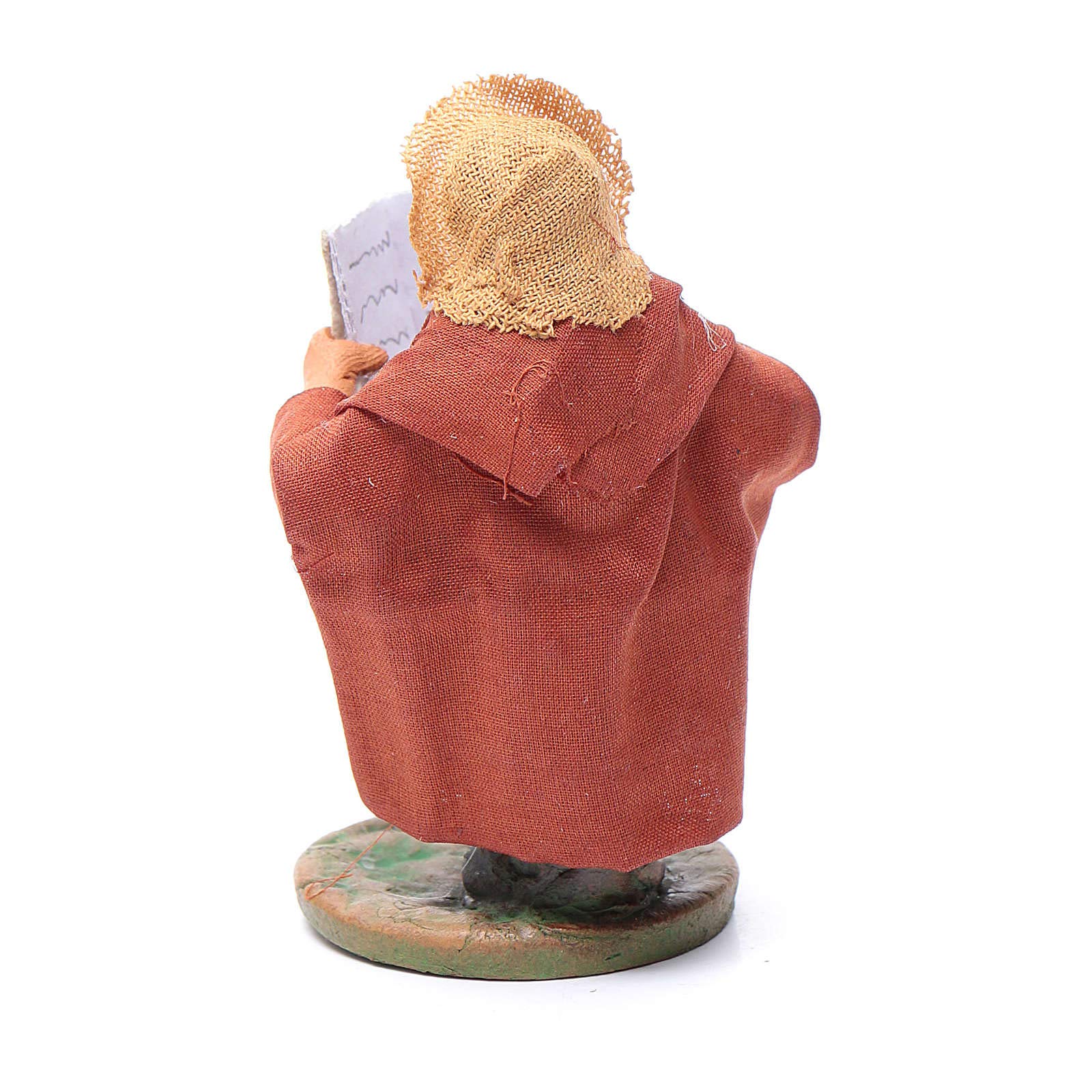 Holyart Presepe Napoletano: Uomo mentre legge 10 cm presepe di Napoli