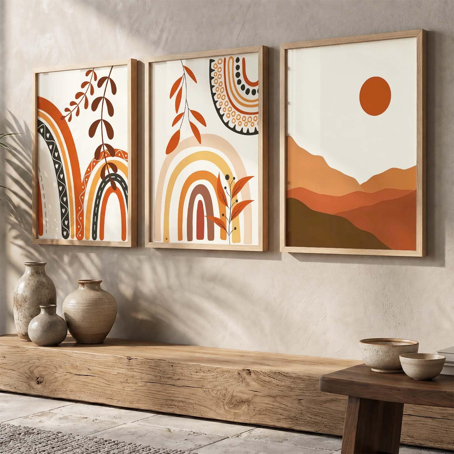 BOHO Wall Art Frames - Aesthetic Decor -24 BOHO Wall Art Frames - Aesthetic Decor -24