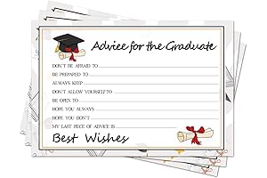High School Graduation Advice Cards for 2024 Decorations