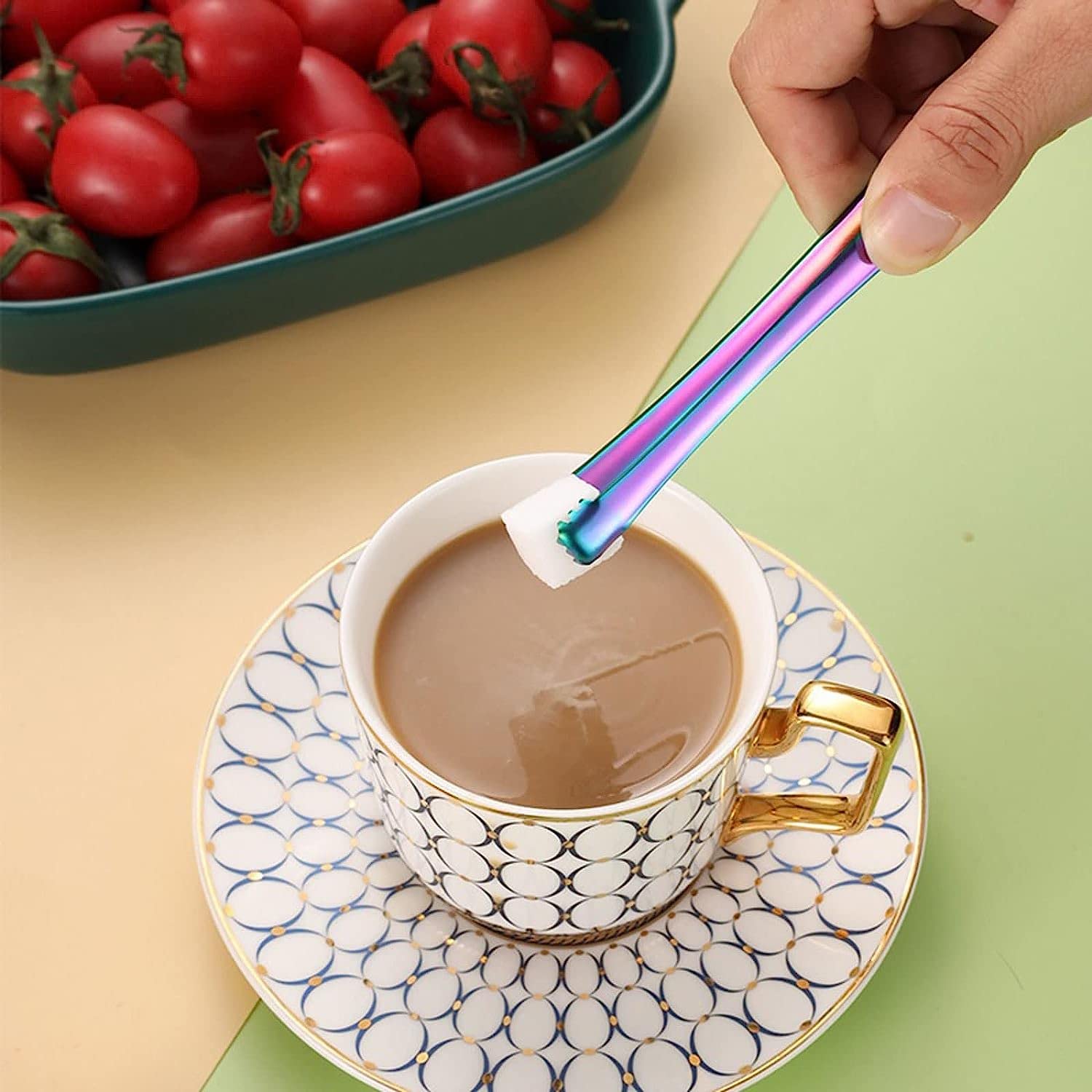 Pinzas de Cocina de Acero Inoxidable para Cubitos de Hielo, Pinzas para azúcar, para Fiestas, Dulces, Buffet, Barbacoa, Pinzas para Servir Comida, Accesorios de Cocina.
