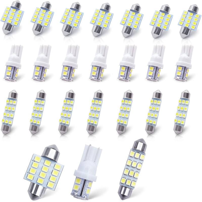Kit de Luz LED Interna QUICTO Branca para Veículos – 24 unidades