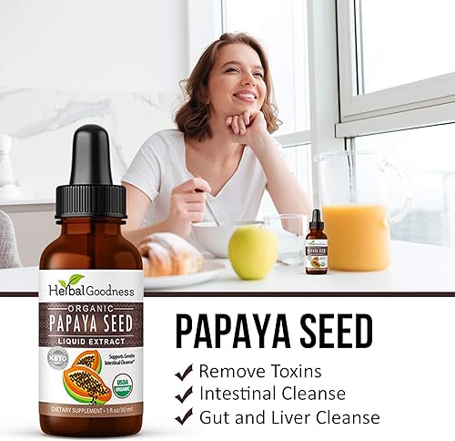 Miniatura 5 de Semillas de papaya de 1 oz Superalimento rico en nutrientes para la salud digestiva y desintoxicación crudas, sin OMG y sin procesar Tu viaje de