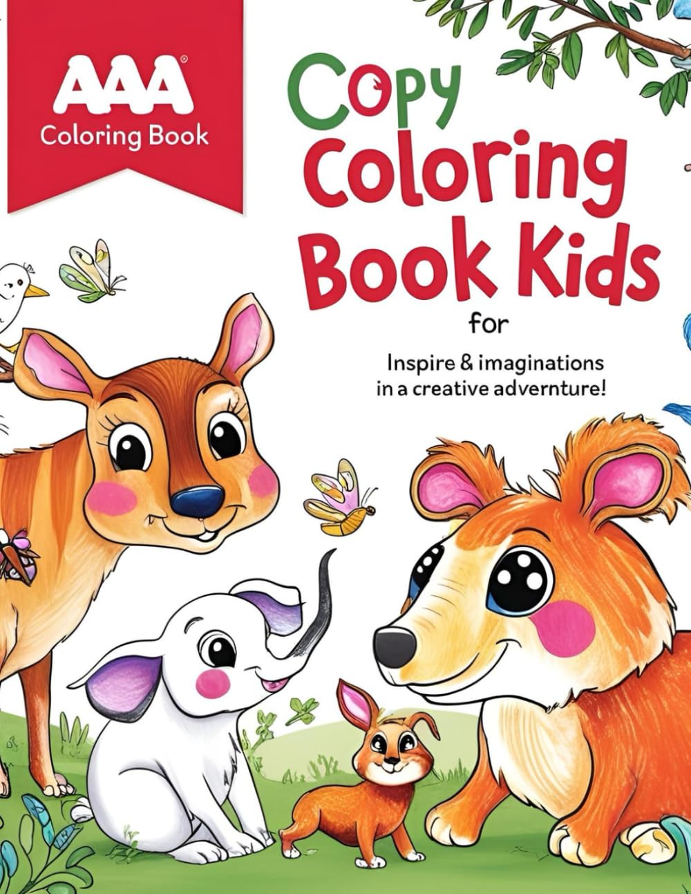 Copy Coloring Book for kids