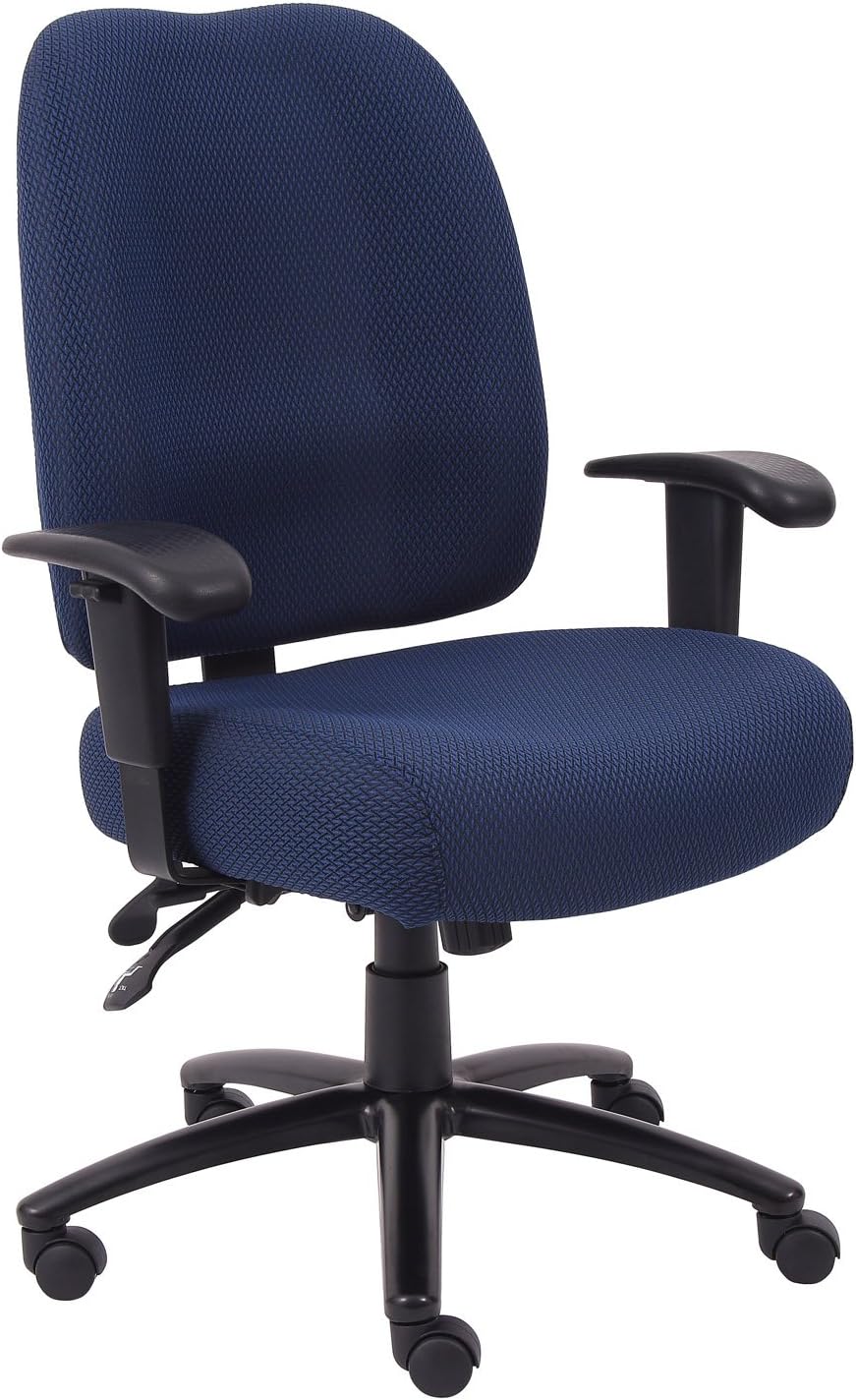 Boss Office Products ADID33-BE Aaria Collection Blue Dido Multi-Function 3 Paddle Task Chair