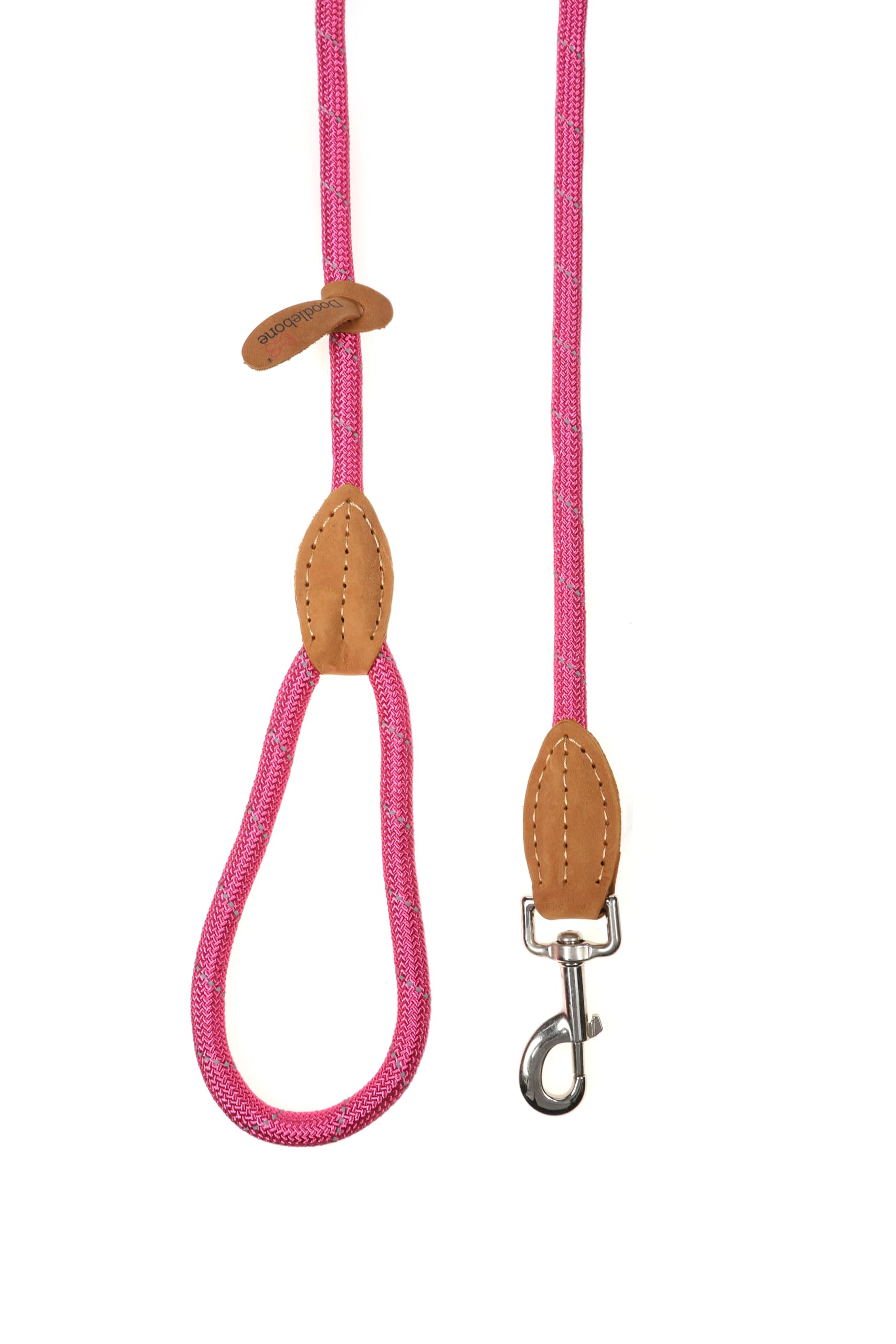 Doodlebone Rope Lead, Fuchsia, 9mm - Image 3