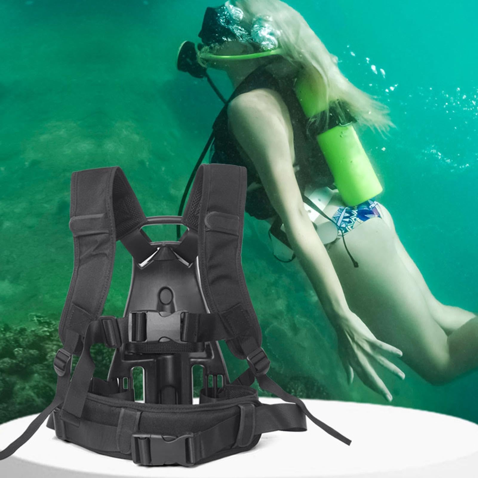 Sac à Dos pour Bouteille de Plongée Gilet harnais pour bouteille d'oxygène | Sac de Plongée Portatif Pour Piscine Extérieure, , Plage, Bateau